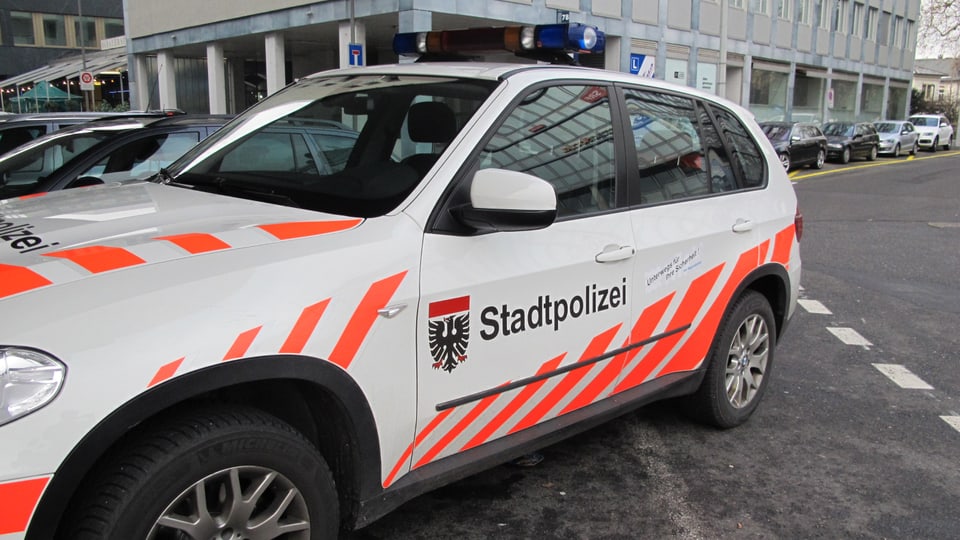 Stadtpolizei-Auto