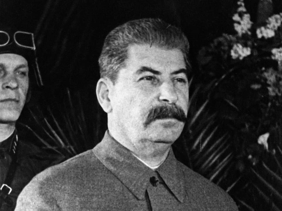 Portrait von Joseph Stalin. 