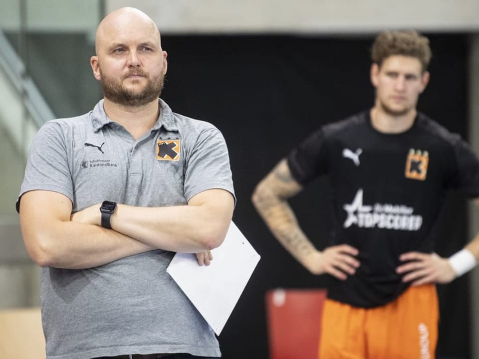 Schaffhausens Trainer Adalsteinn Eyjolfsson.