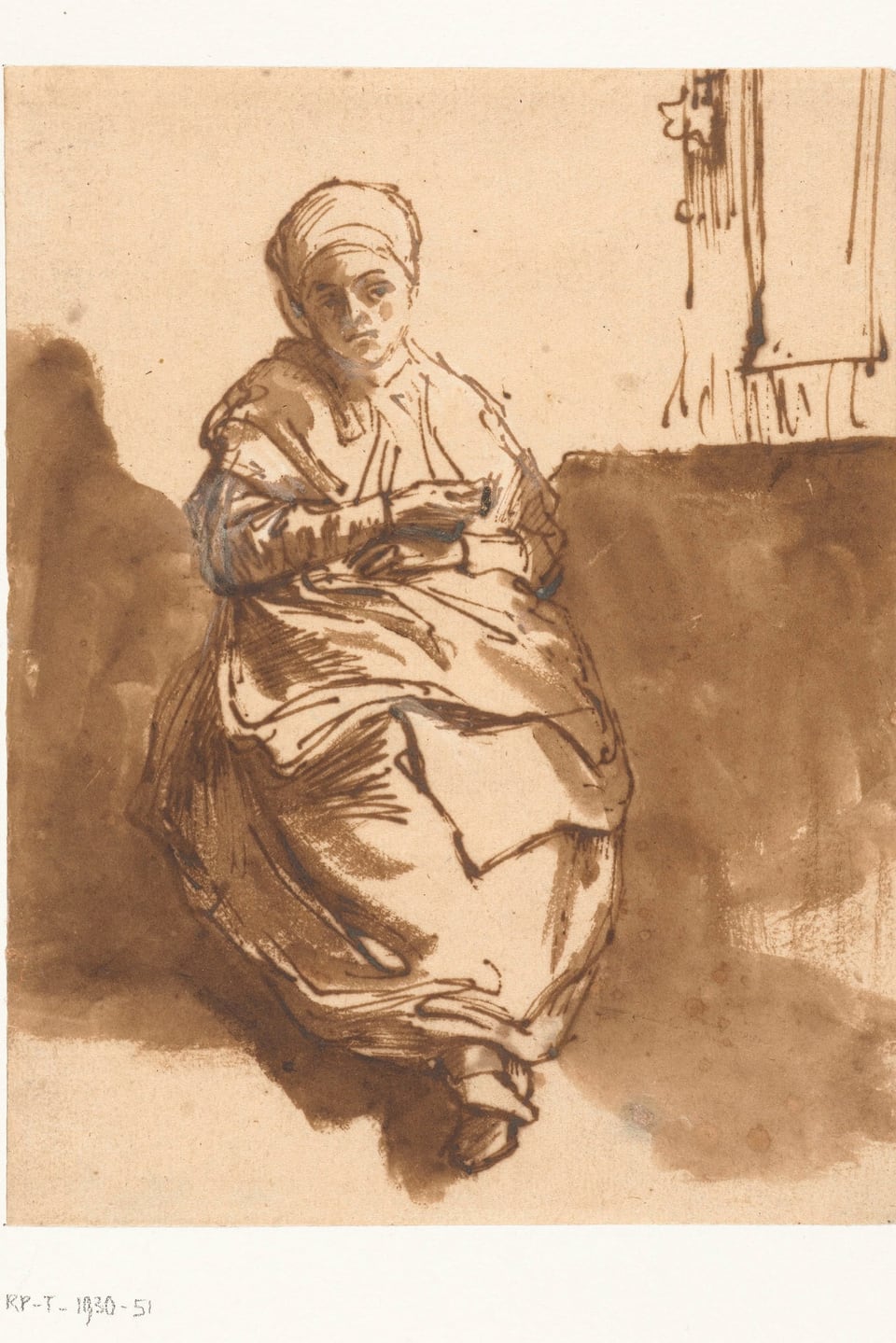 Zeichnung einer Frau