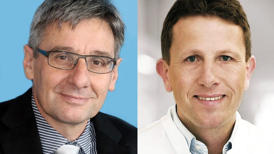 Prof. Hansjörg Danuser und PD Dr. André Reitz