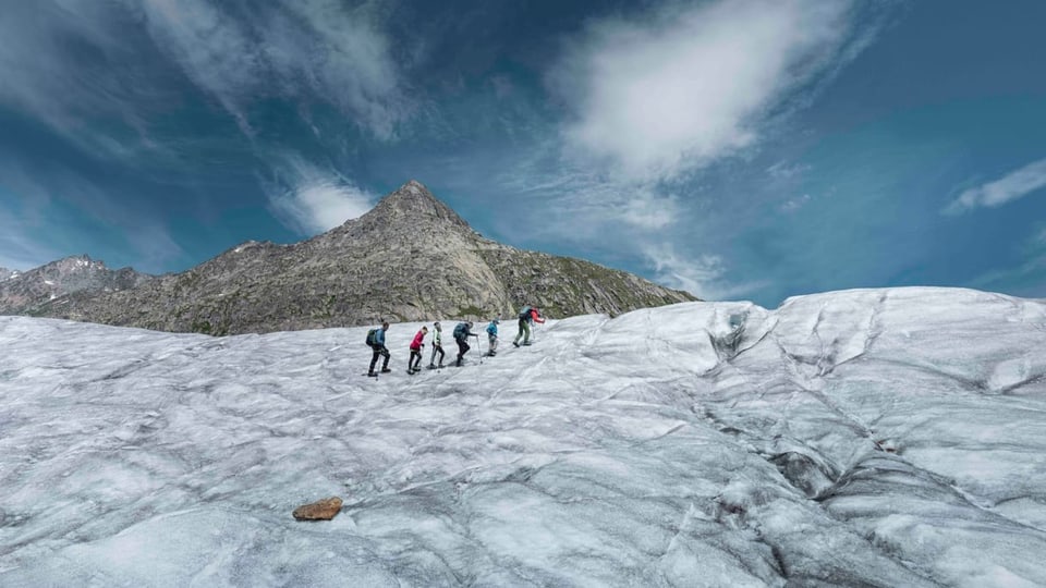 Geführte Gletschertour auf dem Grossen Aletschgletscher