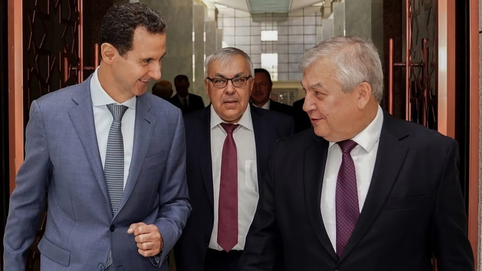 Assad empfängt russische Delegierte in Damaskus.