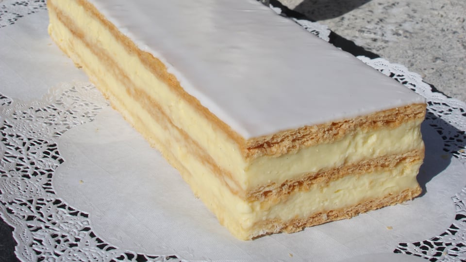 Crèmeschnitte: Das Rezept von Meisterbäcker Jürg Gadient.