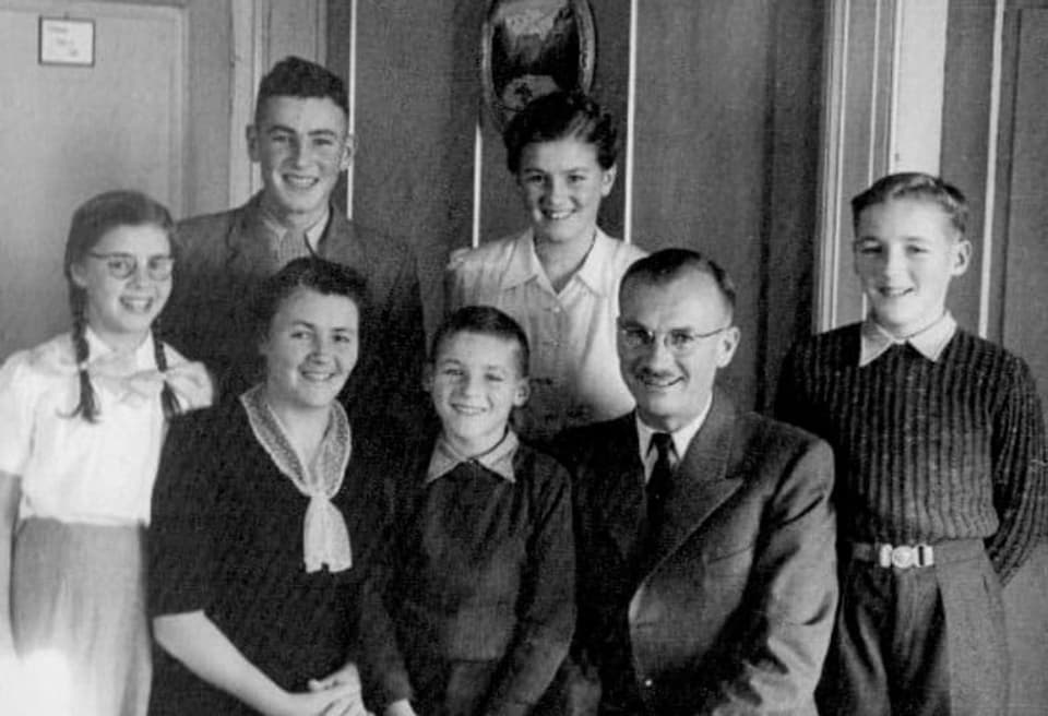 Familienfoto aus den 1950er- Jahren. 