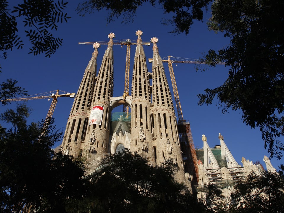 Die Kathedrale «Sagrada Família»  von Antoni Gaudí.