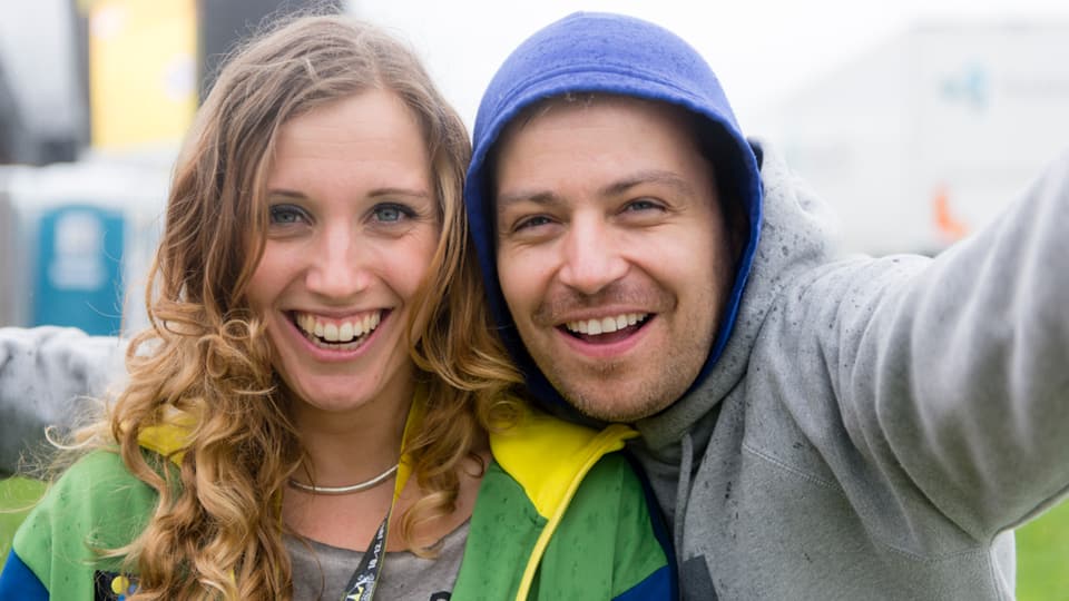 Florence Fischer und Sascha Rossier. 