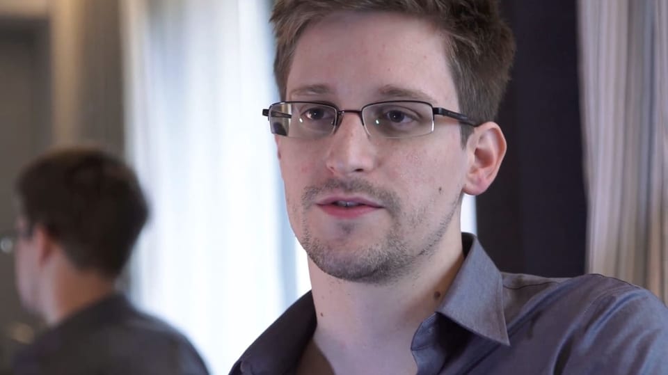 Ein Portrait von Edward Snowden