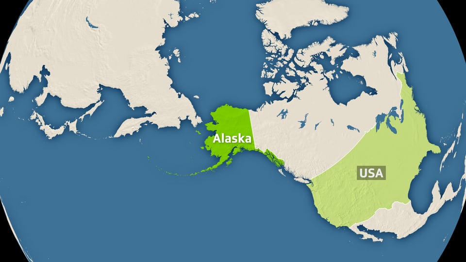 Karte Alaska