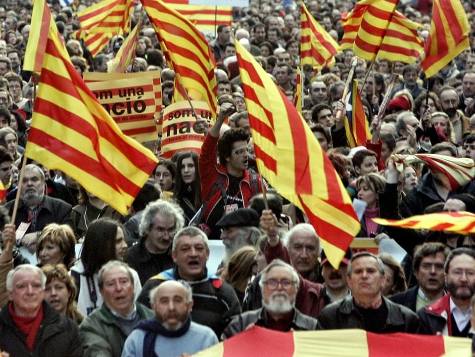 Pro-katalanische Demonstration im Jahr 2006.