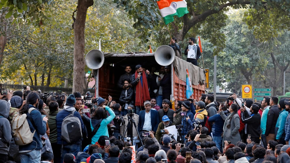 Anhaltende Proteste in Indien