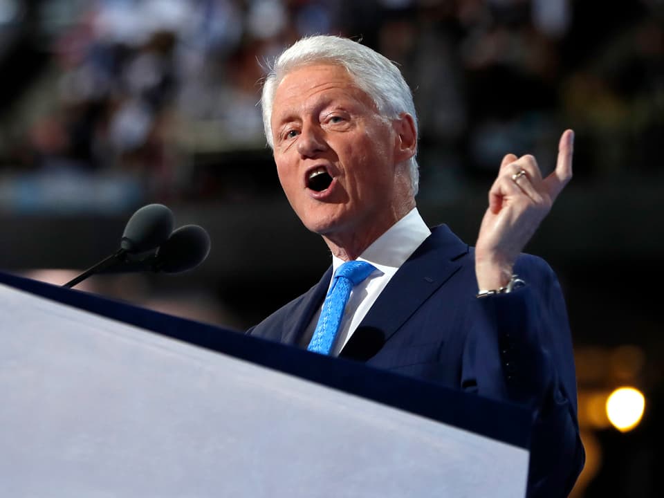 Bill Clinton heisst eigentlich William Jefferson Blythe.