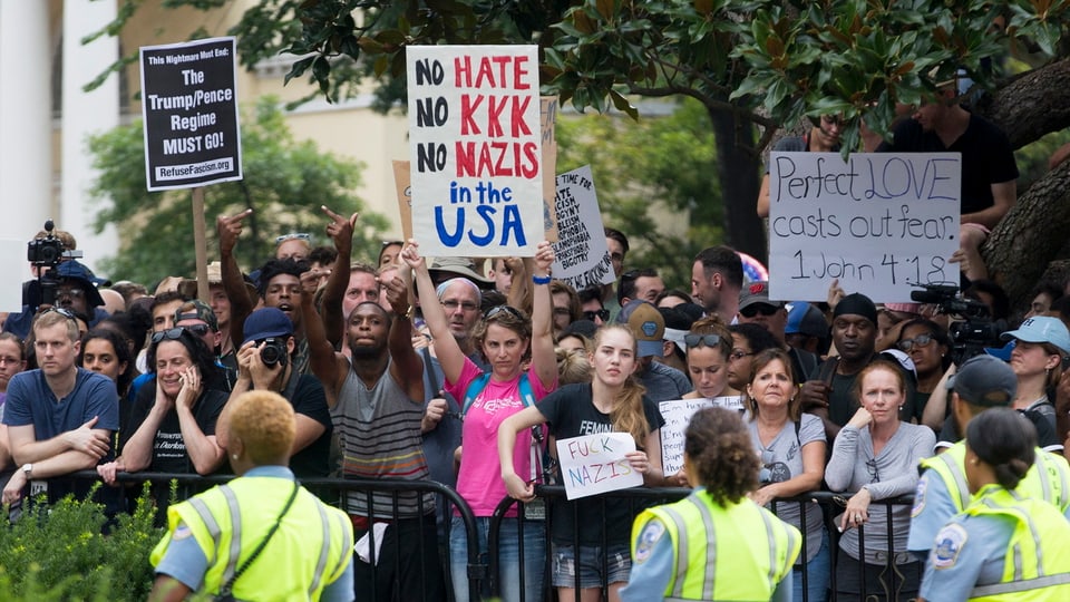 Demonstration in Washington.