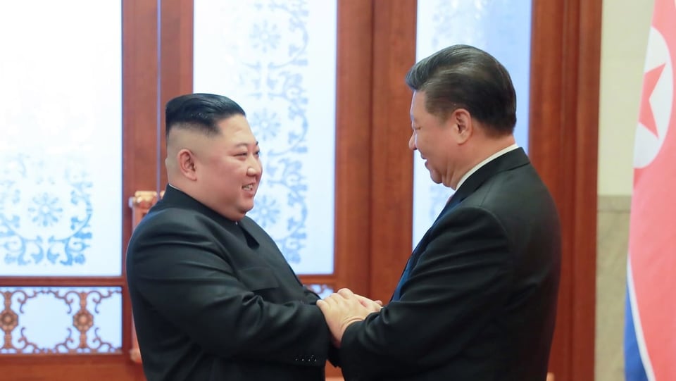 Chinas Präsident in Nordkorea
