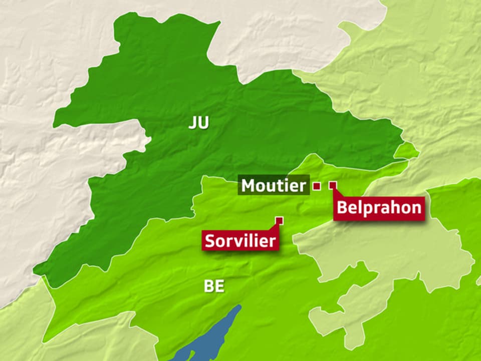 Sowohl Belprahon als auch Sorvilier haben sich gegen einen Kantonswechsel entschieden.