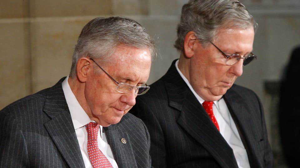 Harry Reid und Mitch McConell