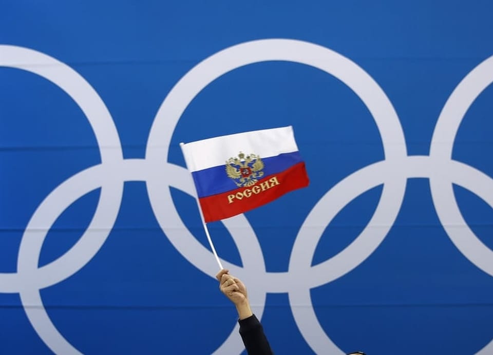 Die russische Flagge wird an den nächsten olympischen Spielen nicht zu sehen sein