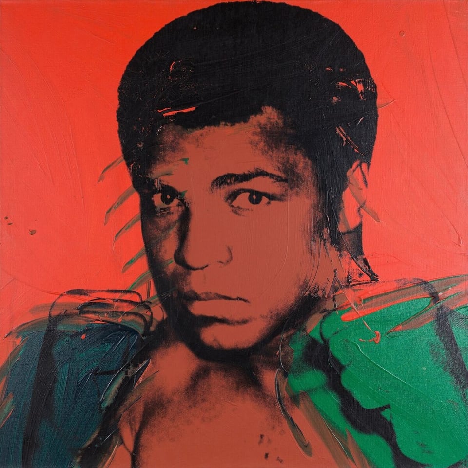 Andy Warhol: «Muhammed Ali by Andy Warhol», 1978.