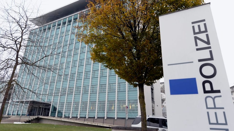 Das Hauptgebäude der Luzerner Polizei in der Stadt Luzern.
