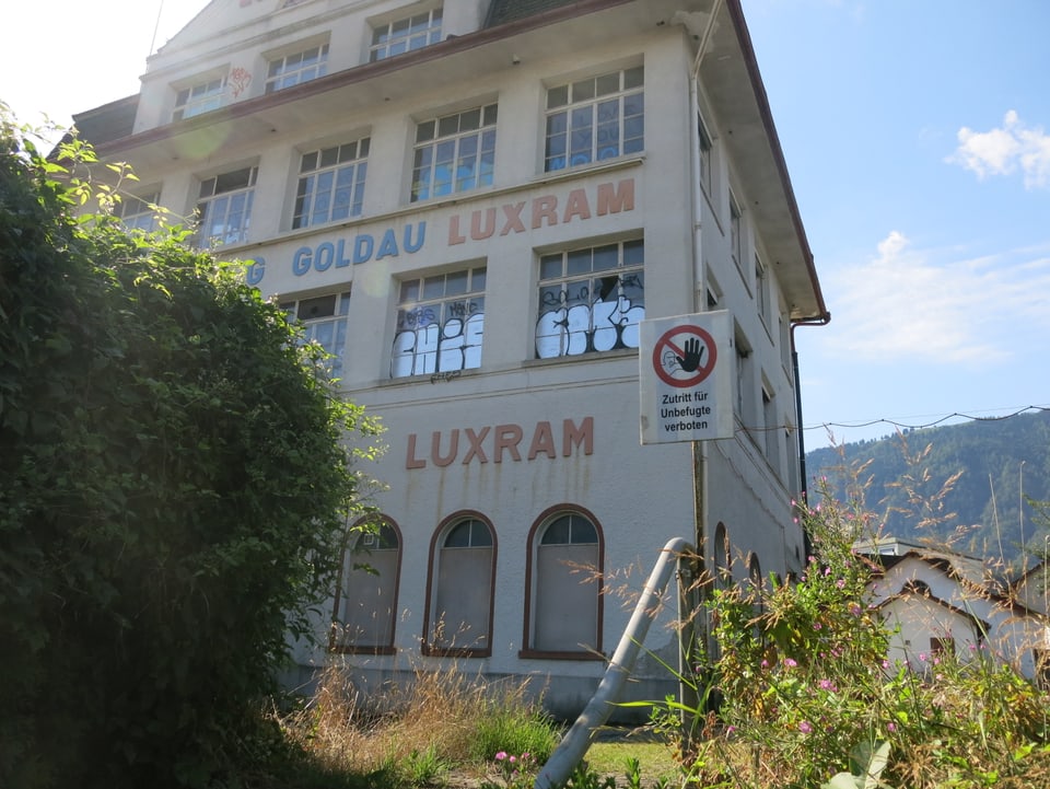 Die ehemalige Lampenfabrik Luxram.