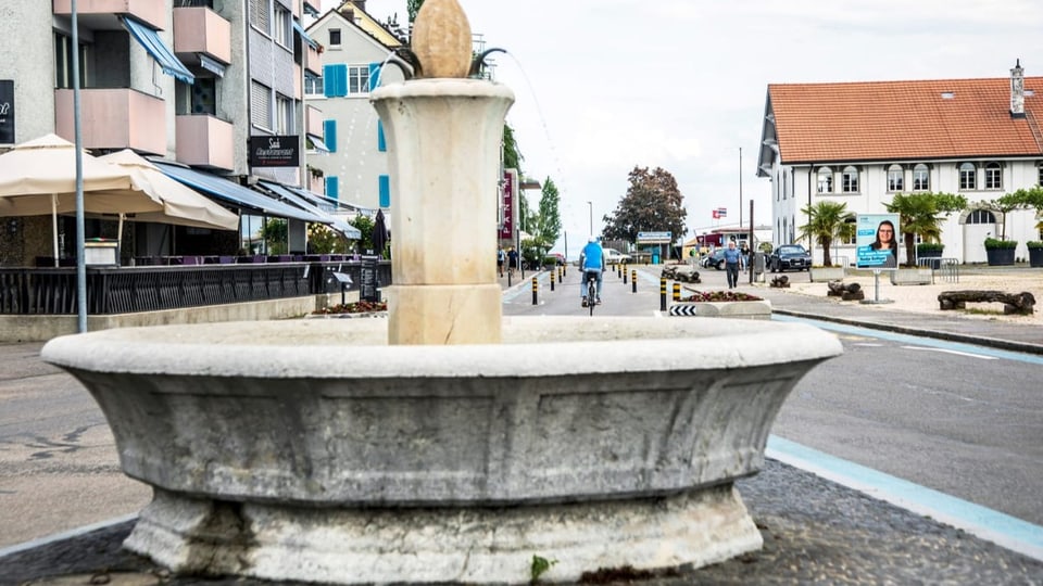 Brunnen an der Hafenstrasse in Romanshorn