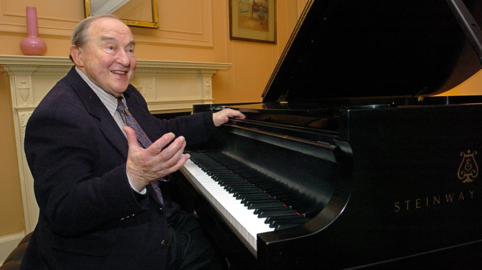 Eine Klavierlegende ist gestorben: Menahem Pressler 2003.