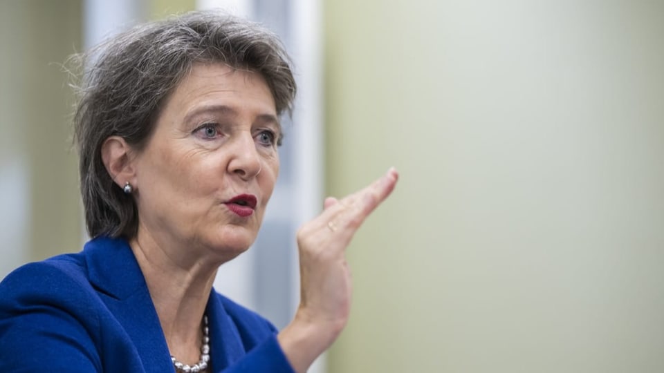 Der CO2-Ausstoss muss runter – und zwar weltweit. Davon ist Bundesrätin Simonetta Sommaruga überzeugt.