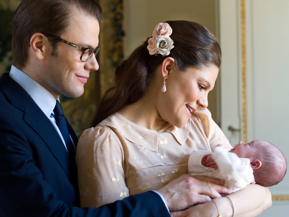 Prinz Daniel, Prinzessin Victoria und Baby Estelle