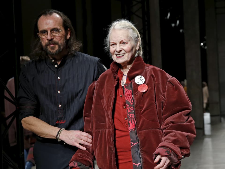 Links: Andreas Kronthaler, rechts: Vivienne Westwood.