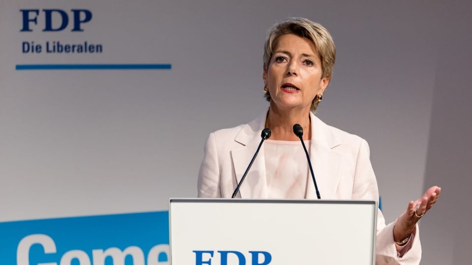 FDP-Bundesrätin Karin Keller-Sutter 