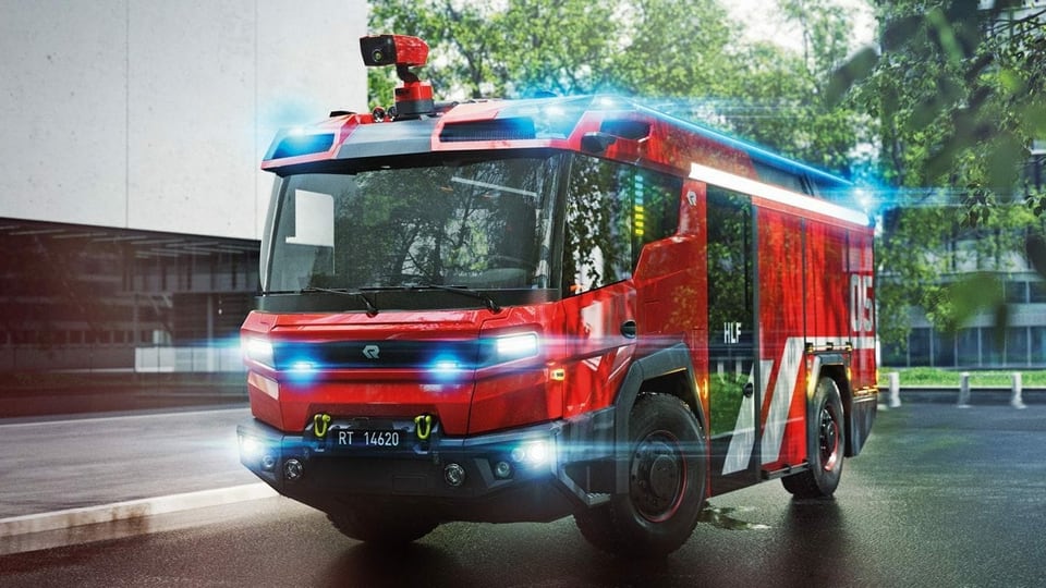 E-Feuerwehrauto aus Österreich