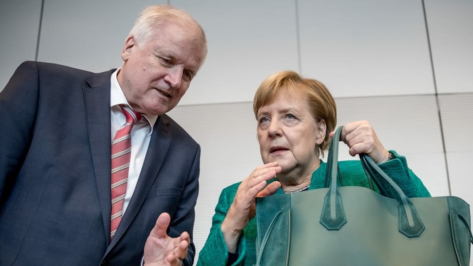 Merkel und Seehofer.