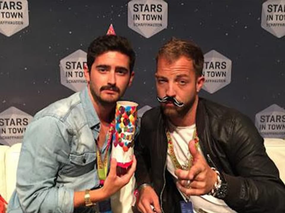 Dario mit Musiker James Morrison