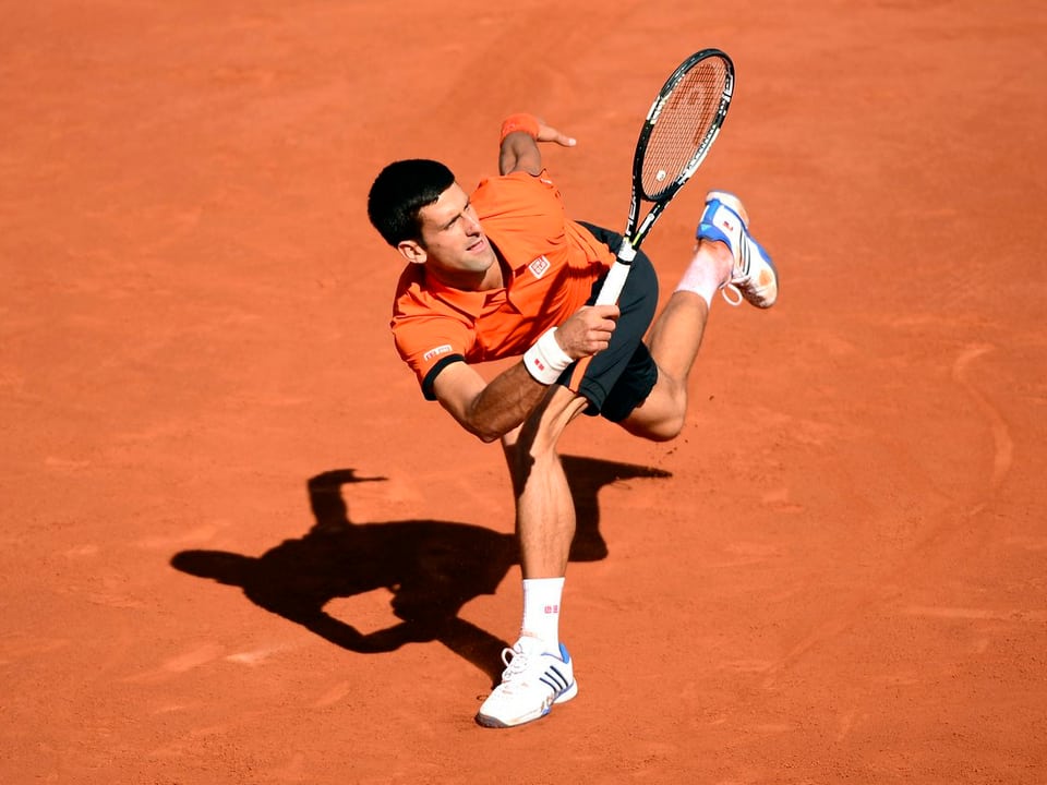 Djokovic auf dem Court