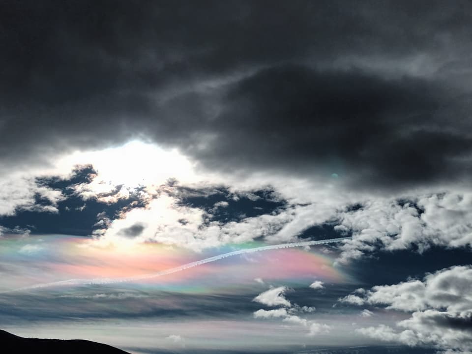 Regenbogenwolken  