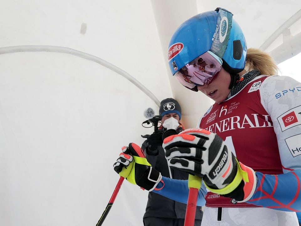 Hat in Courchevel Grosses vor Mikaela Shiffrin.