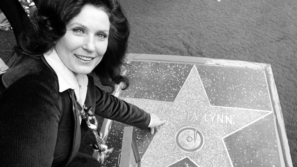 Loretta Lynn mit ihrem «Walk of Fame»-Stern