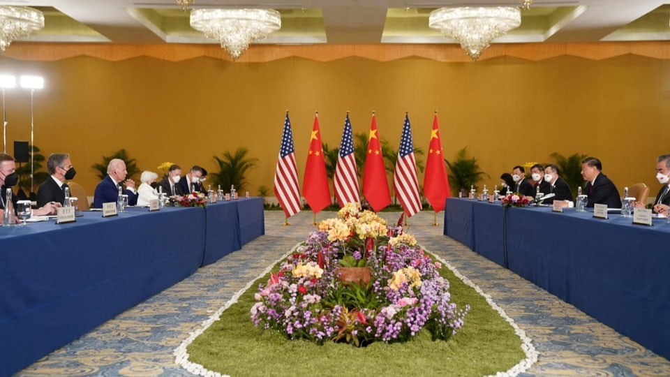Der US-Präsident und sein chinesisches Pendant sprachen am Rande des G20-Gipfel auf der indonesischen Insel Bali.