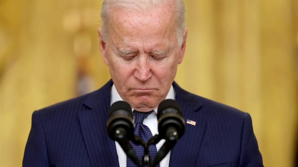 Joe Biden betrübt