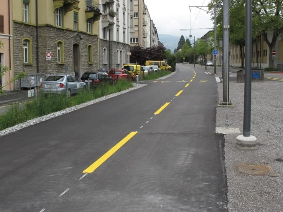 In Luzern ist auf einem ehemaligen Zug-Trassee ein Velo-Highway entstanden.