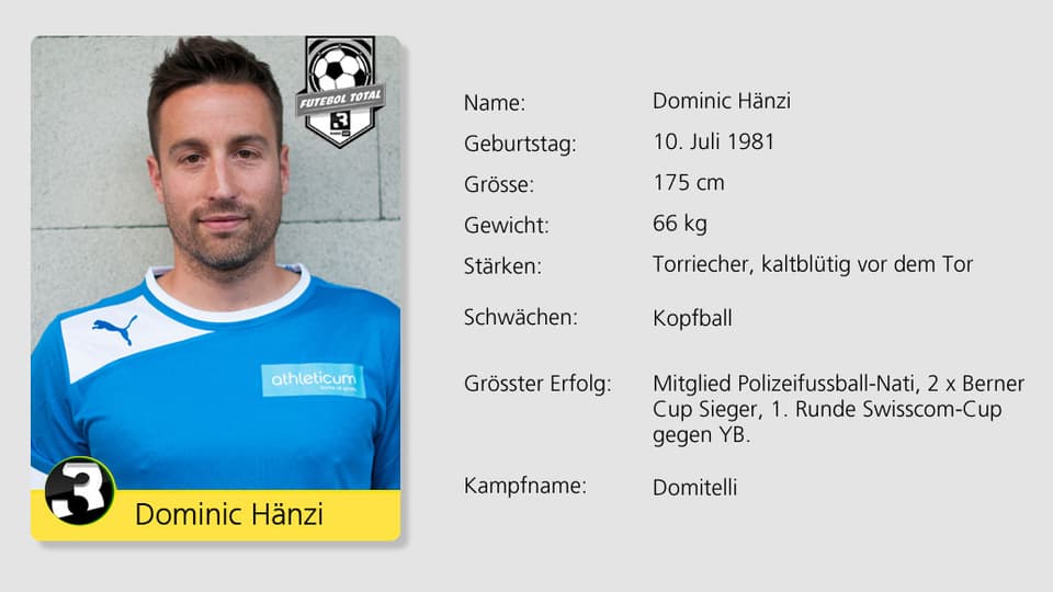 Der Doping-Kontrolleur aus Täuffelen: Dominic Hänzi. 