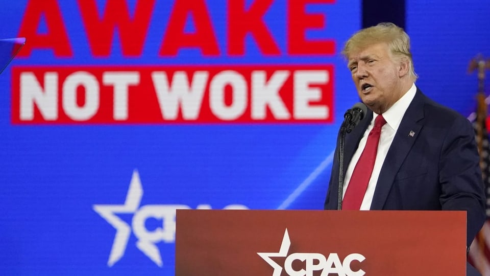 Trump an der CPAC in Orlando/Florida im Februar