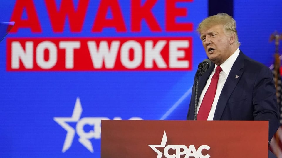 Trump an der CPAC in Orlando/Florida im Februar