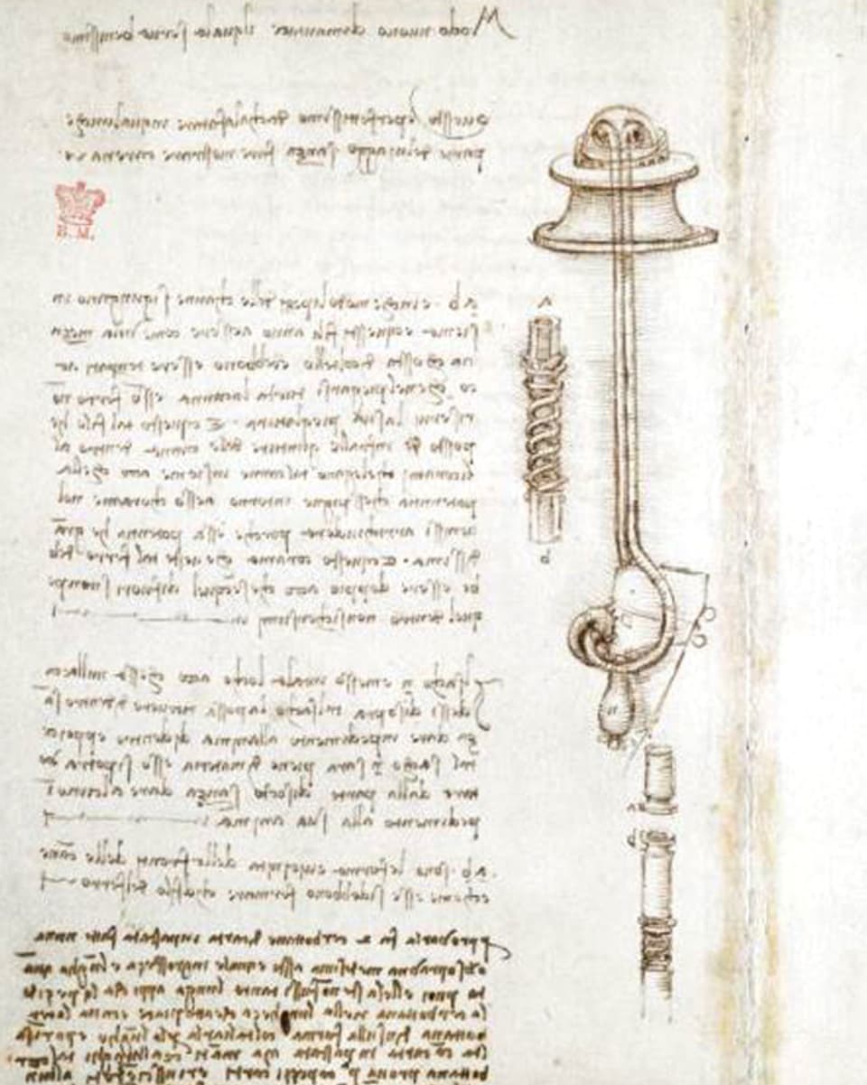 Eine Seite aus dem Codex.
