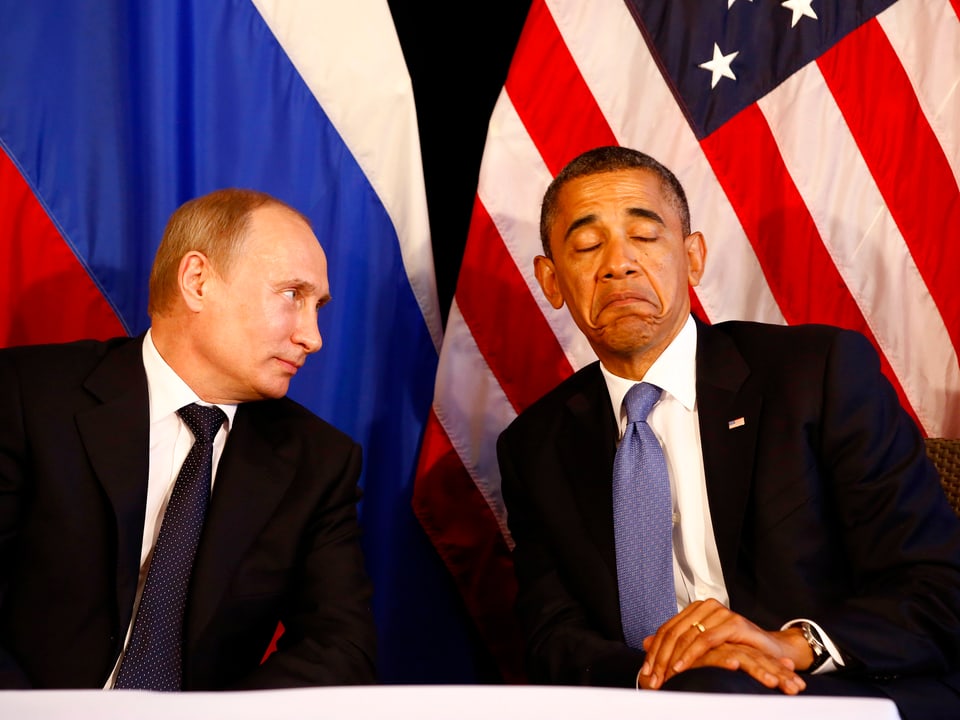 Wladimir Putin (l.) und US-Präsident Barack Obama