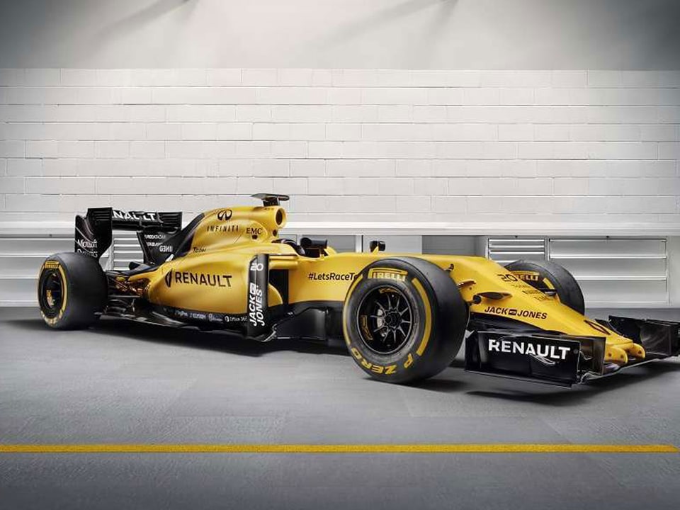 Der Formel-1-Wagen von Renault