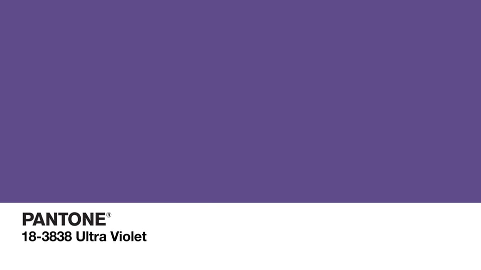 Farbe Ultra Violet
