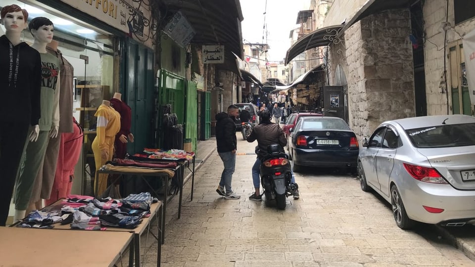 Strassenszene in Nablus