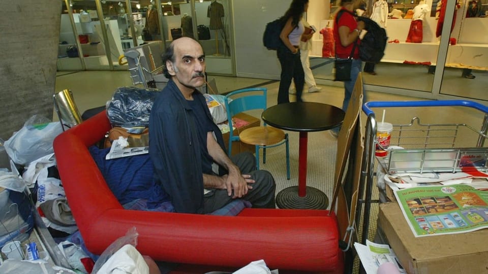 Nasseri in his