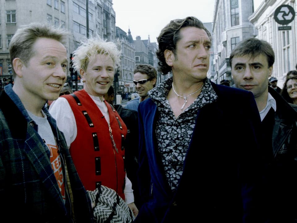 Die vier Mitglieder der «Sex Pistols» 1996: Paul Cook, Johnny Rotten, Steve Jones und Glen Matlock.